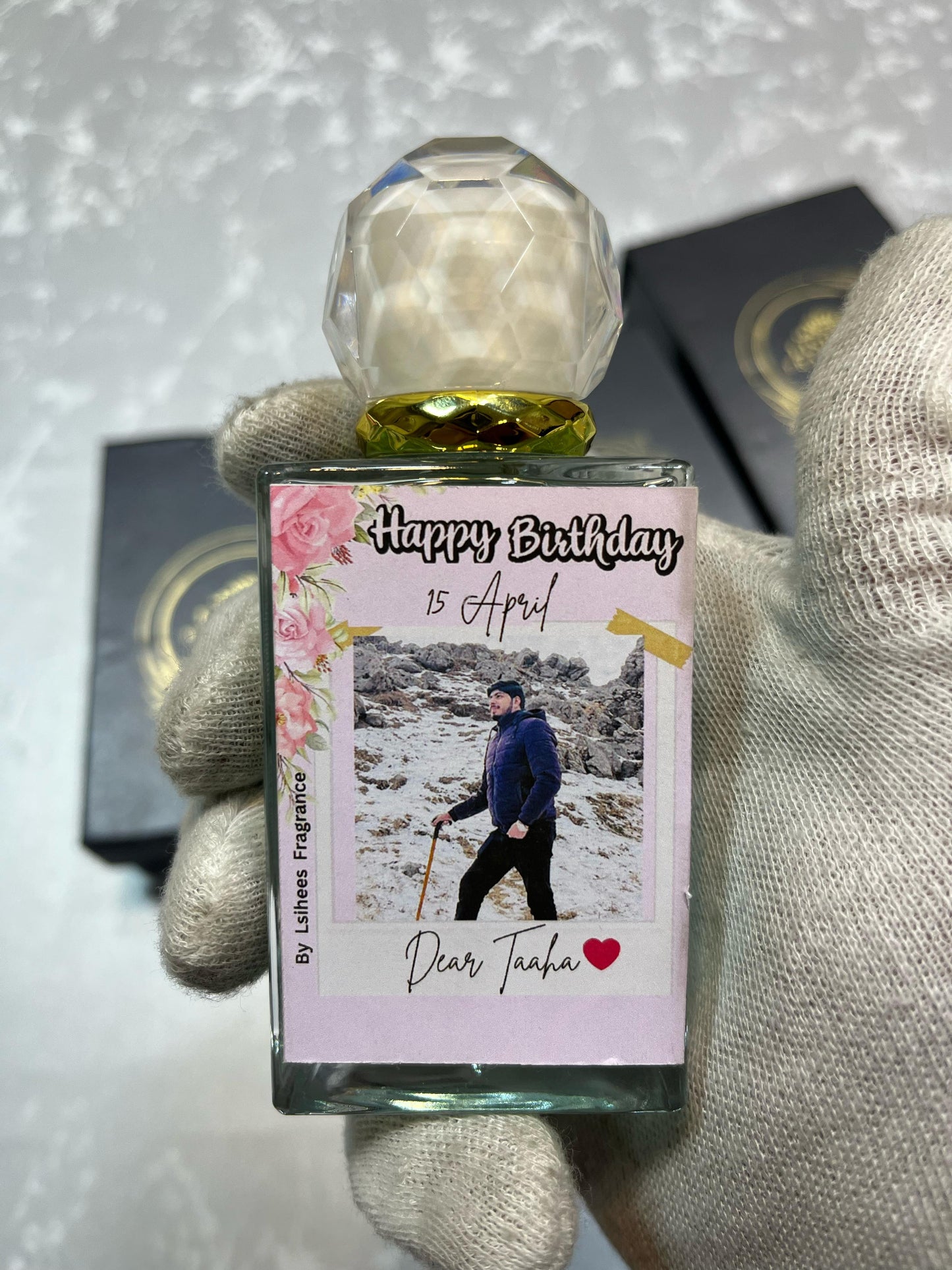 Customize Birthday photo Perfume