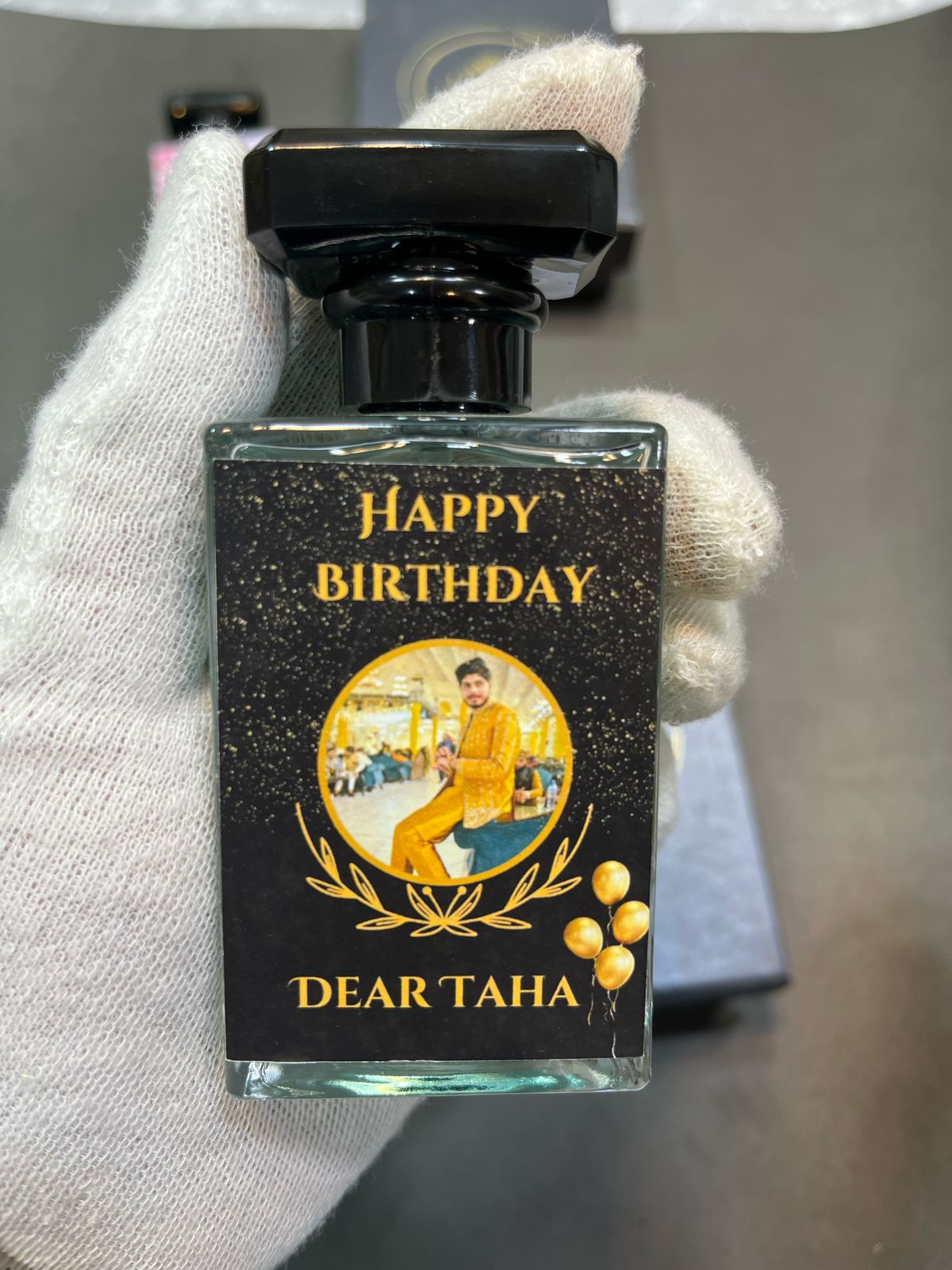Customize Birthday photo Perfume