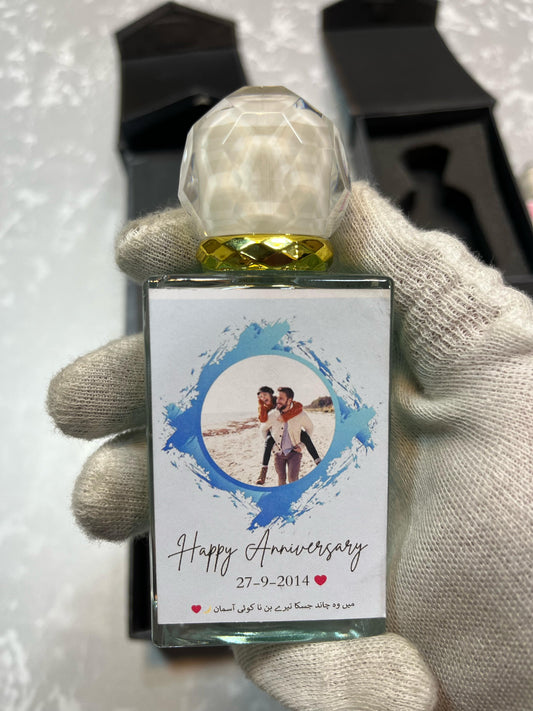 Customize Anniversary photo Perfume